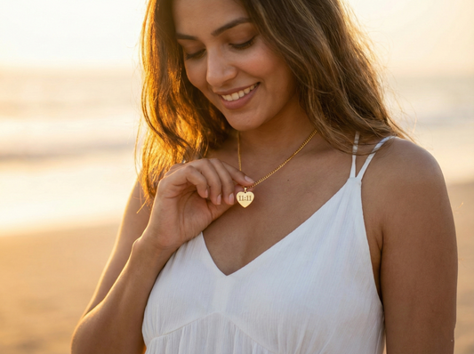 11:11 Angel Number Necklace - Gold Curb Chain